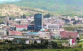 The inter-Korean industrial park in the North Korean border city of Kaesong