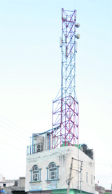 The tower that the residents want to be removed from their area.