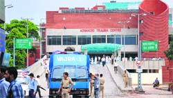 A file photo of the Advanced Trauma Centre, PGI