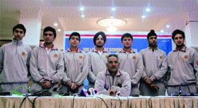 Students of The Lawrence School at Sanawar who will attempt to scale Mount Everest.