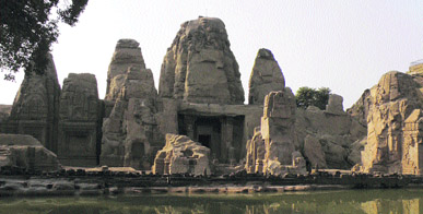 The monolithic rock-cut temples of Masrur