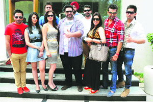 The cast and crew of upcoming movie Young Malang