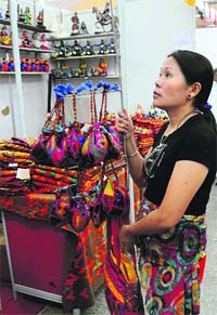From ethnic weaves to home decor items, the craft bazaar offers something for everyone.