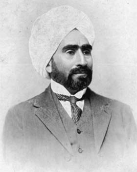 Professor Ruchi Ram Sahni (1863-1948). Photo from Government College, Lahore records.