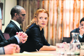 Jessica Michelle Chastain in military thriller Zero Dark Thirty