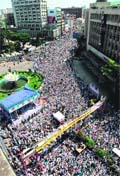 Hefajat-e-Islam activists attend a rally in Dhaka on Saturday. AFP
