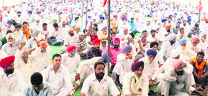 CPI (Marxist-Leninist) activists during a rally in Amritsar on Sunday. 