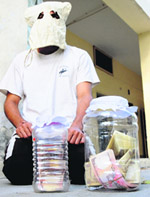 The accused in police custody in Karnal.