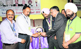 Minister for Housing and Culture Raman Bhalla inaugurates a two-day seminar in Jammu on Sunday.