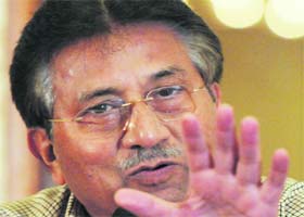 A file photo of Pervez Musharraf