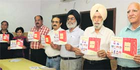The Chopra-Chadha group releases its manifesto for the Central Club elections in Chandigarh on Thursday