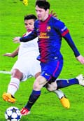 Lionel Messi came into the field as a substitute and changed the complexion of the game.  AFP