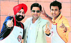 Happy Singh, Kunal Kapoor and Ripu Daman Handa