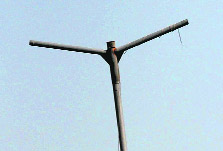 Damaged streetlights on the road separating Sector 44/51 in Chandigarh on Saturday.