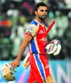 Virat Kohli scored a half-century against Chennai Super Kings in Chennai on Saturday. PTI