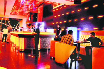 The interiors of newly opened Buzz in Sector 17, Chandigarh