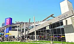 Google headquarters in Mountain View, California