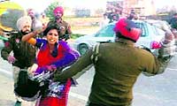 The thrashing of a girl in full public view in Tarn Taran earned the Punjab Police widespread criticism