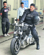 Chennai Super Kings success seems to be rubbing on to MS Dhonis bike team. 