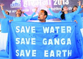 Gaurab Hazarika from Assam performs during Harmony 2013 in Karnal.