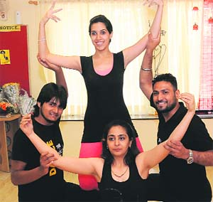 The members of Dance Dacha group 