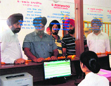 Applicants request for status reports of their cases at the CPSC centre established near the CIvil Lines police station in Amritsar.