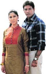 Sakshi Tanwar & Anup Soni in Crime Patrol