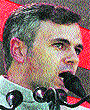 Omar Abdullah addresses a public rally at Mendhar