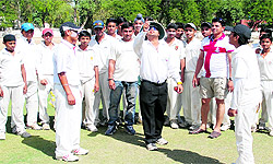 Cricket trials for selection to the junior teams were held in Bathinda on Thursday