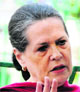 Congress President Sonia Gandhi