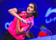 P.V. Sindhu lost in the quarterfinals. 