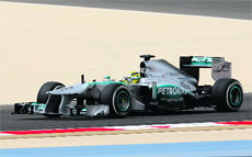 Nico Rosberg during the qualifying session.