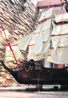 Model of a ship