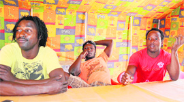 Artistes from Tanzania who are part of the Great Bombay Circus which is currently running shows in the city.