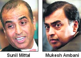 Sunil Mittal & Mukesh Ambani