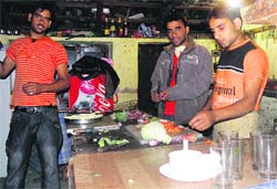 Rural youths from Kangra district who routinely migrate on the Dharamsala-Goa tourist circuit. Photo by writer