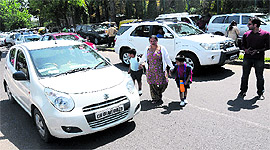 crossing the road becomes difficult during peak hours