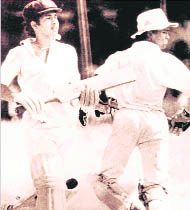 Sachin Tendulkar and Vinod Kambli