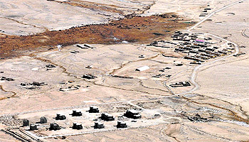 A view of the Chinese infrastructure across the LAC in south-eastern Ladakh. After the April 23 flag meeting it is clear that both sides are engaged in probing up to their preferred LAC