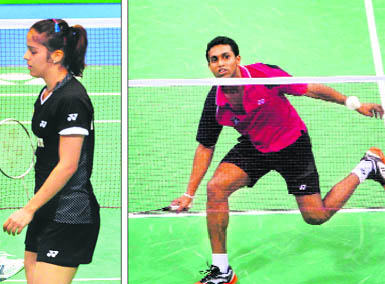 Even as Saina Nehwal crashed out on Thursday, H.S. Prannoy beat former world No. 1 Taufik Hidayat 26-24, 21-19 to reach the quarterfinals. 