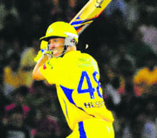 Hussey provided the initial fillip in CSKs victory. 