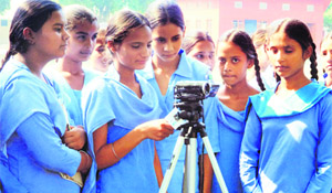 The project has been conducting digital media workshops at rural and community schools. 