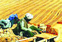 The brick kiln workers have been demanding a hike in wages. 