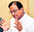 Finance Minister P. Chidambaram