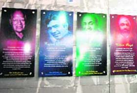 Wall of Art at Alpha One Mall has a space dedicated to the famous actors and celebrities from Amritsar