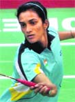 PV Sindhu will be in action today.  File photo