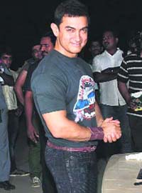 Milestone step: Aamir Khan