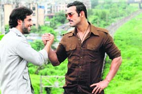 A still from the movie, Shootout at Wadala