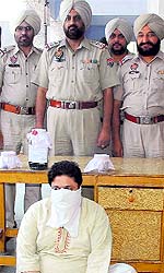 The accused in the police custody in Mohali on Saturday