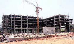 The site of Acropolis Mall in Industrial Area, Phase I, in Chandigarh